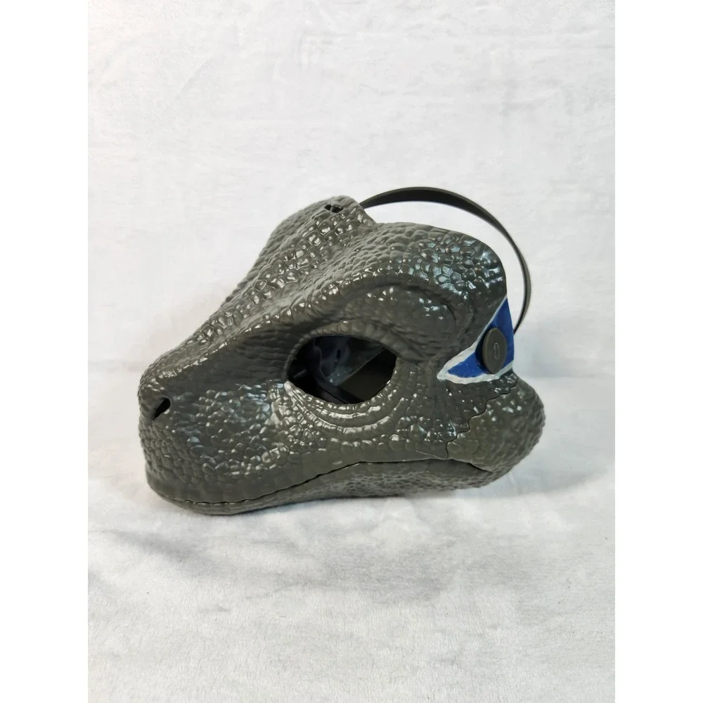 Jurassic Park VELOCIRAPTOR BLUE Dinosaur Dino Mask Raptor Movie World NWT